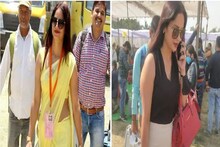 সেই হলুদ শাড়ির ভোটকর্মীকে মনে আছে? উত্তরপ্রদেশের নির্বাচনে তিনি এবারও ভাইরাল