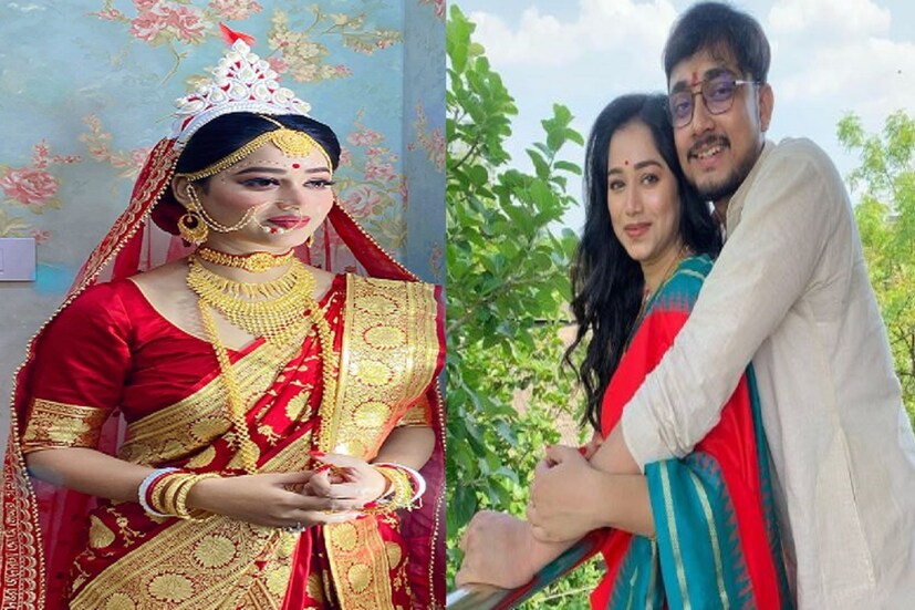 আলোছায়া ধারাবাহিকের বাবান-রুচিকা গাঁটছড়া বাঁধলেন ৷ পর্দার দেওরই বাস্তবের স্বামী হলেন রুচিকার ৷ ছবি সৌজন্যে কৌশিক দাস ৷
