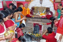 শিব চতুর্দশী উপলক্ষে চলছে বিশেষ পুজো রুদ্রদেব মন্দিরে 