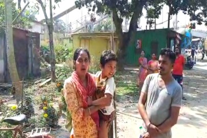 শিশুকে ফিরে পেয়ে স্বস্তি পরিবারে