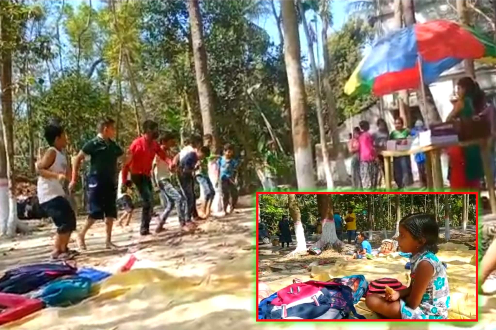 North 24 Parganas: পিছিয়ে পড়া শিশুদের শিক্ষাদানে চলছে এক টাকার পাঠশালা