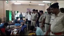 কৃষ্ণগঞ্জ থানার উদ্যোগে আয়োজন করা হল স্বেচ্ছায় রক্তদান শিবিরের