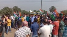 ধর্মঘটের বিরোধিতায় পানাগড় ইন্ডাস্ট্রিয়াল পার্কে আন্দোলন শ্রমিকদের