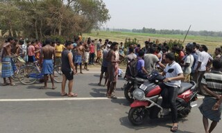 পথ দূর্ঘটনায় মৃত্যু বাইক আরোহীর