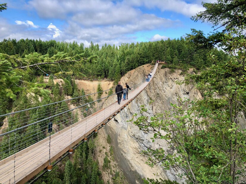 GOLDEN SKYBRIDGE, CANADA: কলাম্বিয়া আর রকি মাউন্টেনের মধ্যে রয়েছে কানাডার এই ঝুলন্ত ব্রিজ