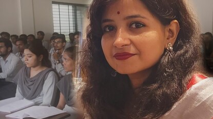 শিক্ষিকা সৌমিতা বন্দ্যোপাধ্যায়। শিক্ষিকা সৌমিতা বন্দ্যোপাধ্যায়।