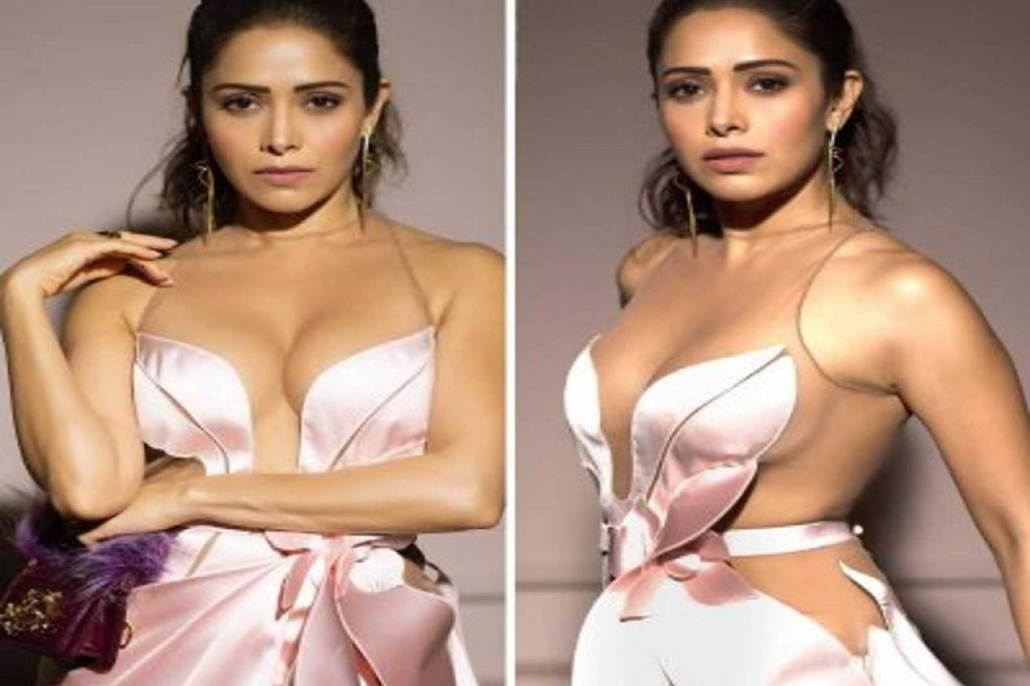 পাতার মতো দুই টুকরো কাপড় ঢেকে আছে নুসরতের লজ্জা! ঝড় উঠল নেটিজেনের মনে