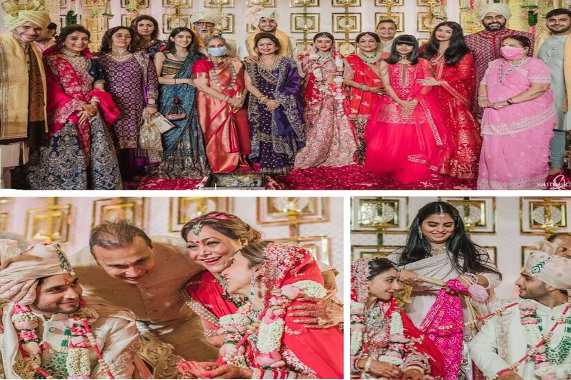 *টিনা (Tina Ambani) এবং অনিল অম্বানির (Anil Ambani) ছেলে আনমোল অম্বানির (Anmol Ambani) বিয়ে ছিল সম্প্রতি। খুবই নিকট কিছু আত্মীয় এবং বন্ধুদের নিয়ে বসেছিল বিয়ের আসর। ছেলের বিয়ের কিছু মুহূর্ত ইনস্টাগ্রামে শেয়ার করেছেন মা টিনা অম্বানি। (Image: Instagram)