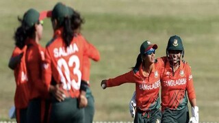Bangladesh Women's team registrer first win after beating Pakistan women's team- Photo Courtesy- ICC/Twitter Bangladesh Women's team registrer first win after beating Pakistan women's team- Photo Courtesy- ICC/Twitter