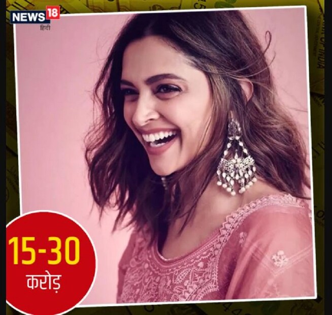  বলিউডের (Bollywood) সুন্দরী অভিনেত্রী দীপিকা পাড়ুকোন (Deepika Padukone) পদ্মাবত, রামলীলা, বাজিরাও মস্তানি, মতো একাধিক সুপার হিট ছবিতে দাপুটে অভিনয় করেছেন তিনি৷ বলিউডের এই অভিনেত্রী প্রতি ছবি পিছু তিনি  (Bollywood Actres Payment) ১৫ থেকে ৩০ কোটি টাকা নেন৷