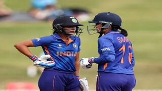 Smriti Mandhana and Harmanpreet Kaur posts highest pair ever posted by Indian women team in World Cup cricket- Photo Courtesy- Twitter Smriti Mandhana and Harmanpreet Kaur posts highest pair ever posted by Indian women team in World Cup cricket- Photo Courtesy- Twitter