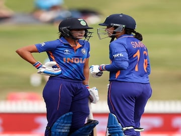 Smriti Mandhana and Harmanpreet Kaur posts highest pair ever posted by Indian women team in World Cup cricket- Photo Courtesy- Twitter 