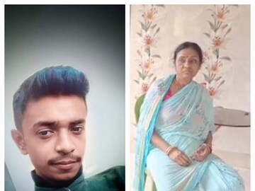 কুমারেশ সাধু ও তাঁর মা সন্ধ্যাদেবী৷ 