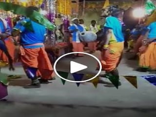 Harinam sankirtan with Puspa's srivalli style dance, Watch viral video- Photo Courtesy- Facebook/ Video Grab 