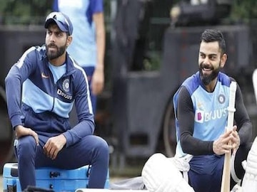 অনুশীলনে জাদেজার পাশে মেজাজে আছেন বিরাট কোহলি