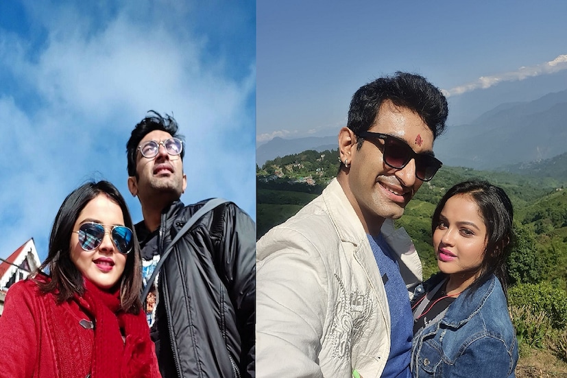 *পাহাড়ে লম্বা ছুটি কাটিয়ে ফিরেই দারুণ সুখবর দিলেন টলিউডের জনপ্রিয় তারকা জুটি জিতু কমল এবং নবনীতা দাস। পরিবারের সদস্য ২ থেকে বেড়ে ৩ হল তাঁদের। (ছবি সৌজন্যে-নবনীতার ফেসবুক) 