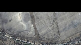 ৬৪ কিলোমিটার দীর্ঘ রাশিয়ার এই সেনা কনভয় ধরা পড়েছে উপগ্রহ চিত্রে৷ Photo- Maxar Technologies/Reuters