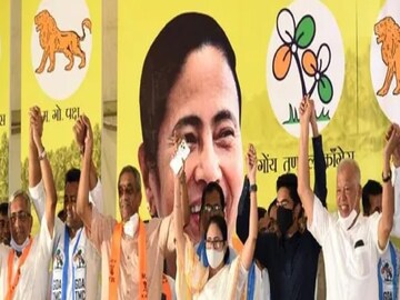 মমতা বন্দ্যোপাধ্যায়ের সঙ্গে এমজিপি নেতৃত্ব৷ Photo-ANI