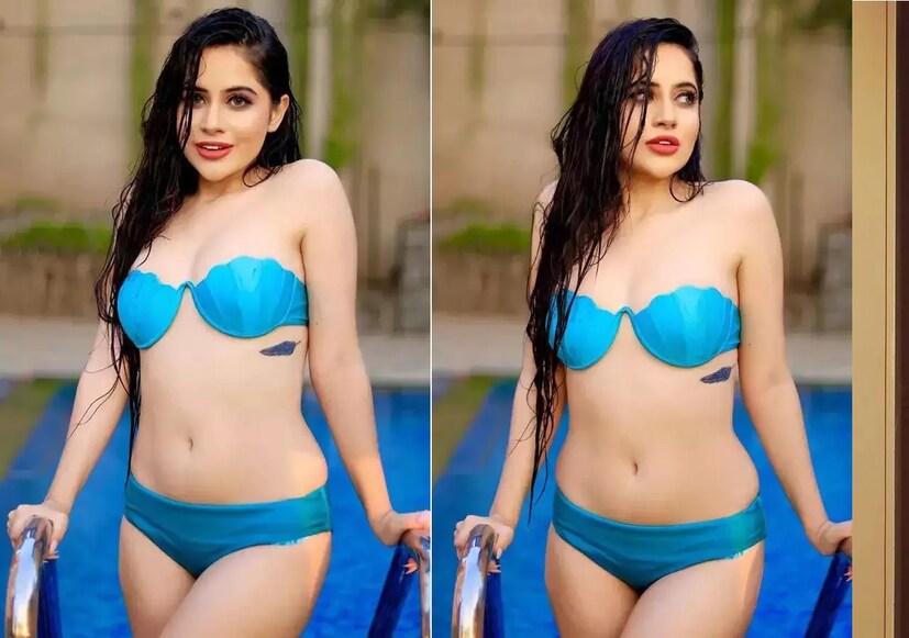 আমি বিকিনি টপটা বানিয়েছি ঝিনুক দিয়ে। এবং একটি ফেবরিকের কাপড় জড়িয়েছি পায়ে।