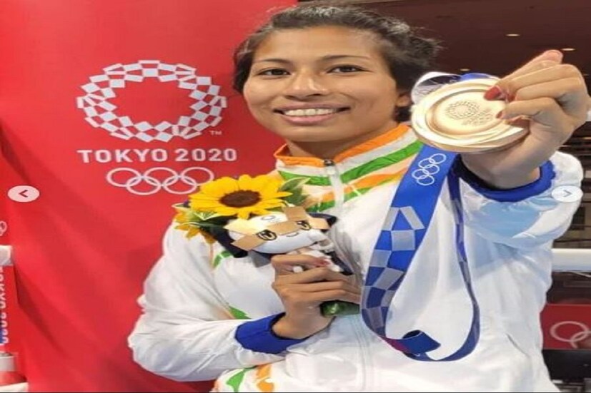 ২০২০ টোকিও অলিম্পিক্সে লাভলীনা বোহিনগ্রহ বক্সিংয়ে ব্রোঞ্জ পদর পান৷ (pc:Lovlina Borgohain instagram)