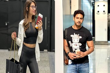 বিদেশ পাড়ি যশ-নুসরতের, সঙ্গী ছোট্ট ঈশান? তারকা জুটির এয়ারপোর্টের ছবি ভাইরাল... বিদেশ পাড়ি যশ-নুসরতের, সঙ্গী ছোট্ট ঈশান? তারকা জুটির এয়ারপোর্টের ছবি ভাইরাল...