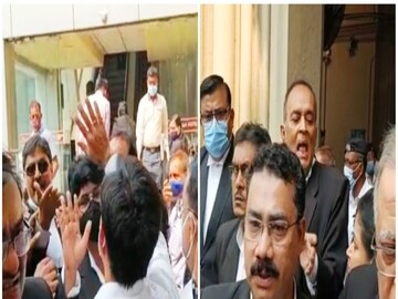 আদালত চত্বরে ধুন্ধুমার