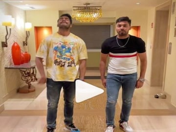 Viral Video: avesh khan,venkatesh iyer dance video viral on social media halamathi habibo song watch- Photo Courtesy- Instagram/Video Grab 