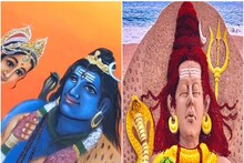 রঙ্গোলির শিব থেকে ২৩ হাজার রুদ্রাক্ষের বালি মূর্তি! শিবরাত্রিতে অর্ঘ্য শিল্পীদের