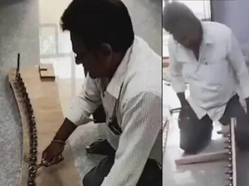 বিদ্যুৎ না থাকলেই বা কী, ওজন কমাতে বিদ্যুৎবিহীন কাঠের ট্রেডমিল বানিয়ে ফেললেন এই ব্যক্তি!