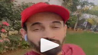 Former Indian cricketer Irfan Pathan takes pushpa challege main jhunkunga nehi, video viral - Photo -Instagram/ Video Grab Former Indian cricketer Irfan Pathan takes pushpa challege main jhunkunga nehi, video viral - Photo -Instagram/ Video Grab