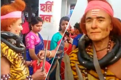 বহুরূপী সাজ এর মধ্য দিয়ে চলছে উপার্জন