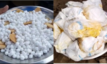 উপনির্বাচনের দিন সরকারি গাড়িতে করে বিলি রুটি মাংস; জামুড়িয়ায় বিলি নকুলদানা