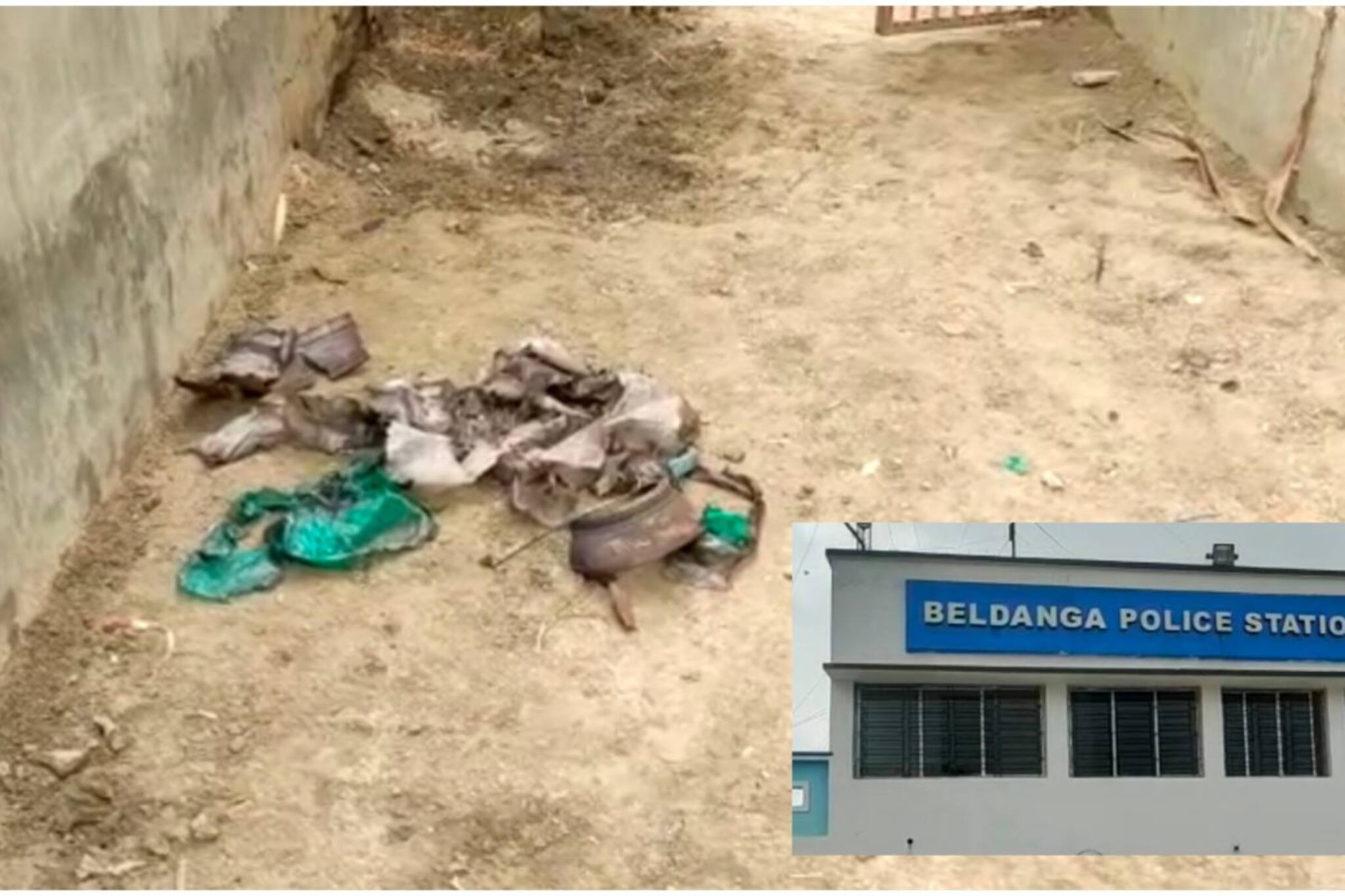 বেলডাঙার একটি বাড়িতে বিস্ফোরণ, তদন্তে পুলিশ