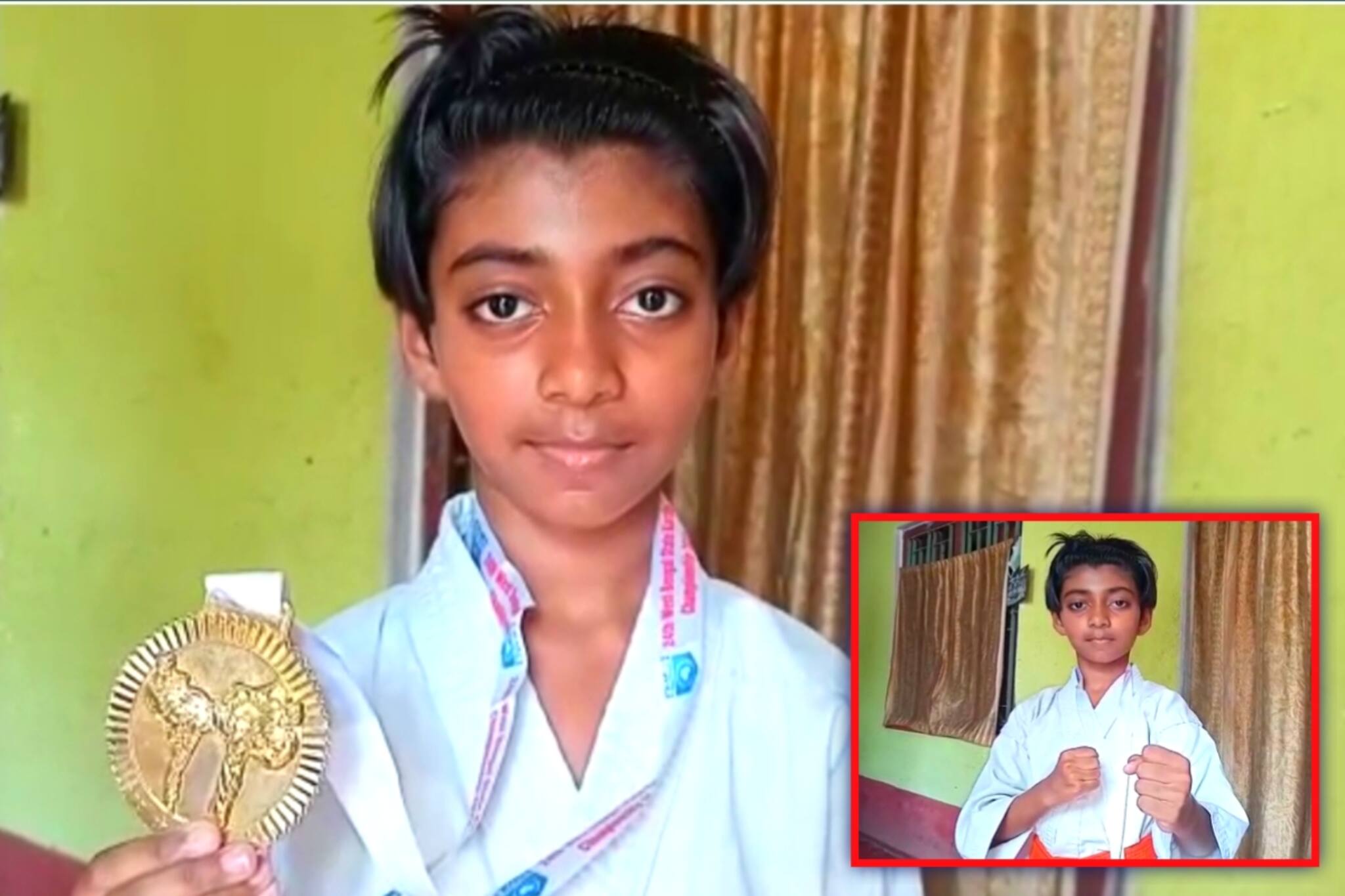 North 24 Parganas: ক্যারাটেতে গোল্ড মেডেল জয় বনগাঁর ন'বছরের রূপসার