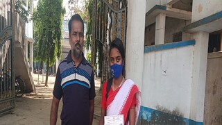 Girl gives higher secondary exam after returnig from father's 
