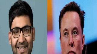 Parag Agarwal and Elon Musk