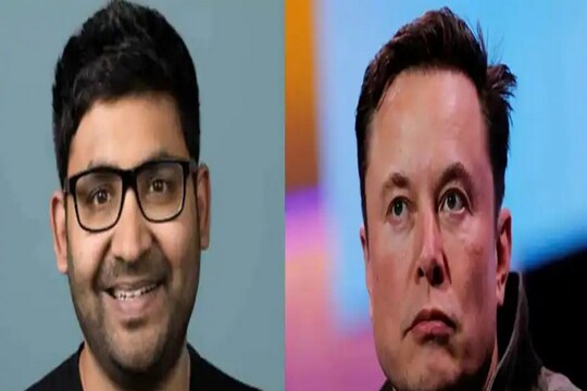 Parag Agarwal and Elon Musk