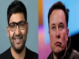Parag Agarwal and Elon Musk