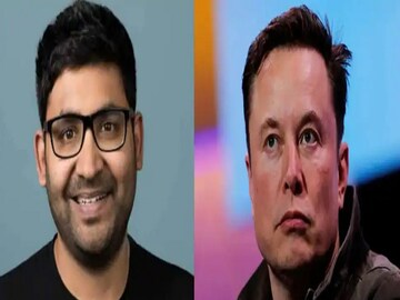Parag Agarwal and Elon Musk