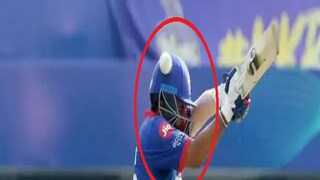 Umesh Yadav bouncer attack prithvi shaw hitting the helmet and ext ball 6 -Photo Courtesy- Twitter 