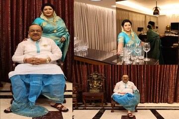 বাঁধভাঙা প্রেম! সোহাগে-আদরে বাংলা নববর্ষ কাটালেন শোভন-বৈশাখী, ভাইরাল ছবি... বাঁধভাঙা প্রেম! সোহাগে-আদরে বাংলা নববর্ষ কাটালেন শোভন-বৈশাখী, ভাইরাল ছবি...
