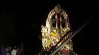 এই রথে দাঁড়িয়েই বিদ্যুৎস্পৃষ্ট হন প্রত্যেকে৷ Photo-ANI