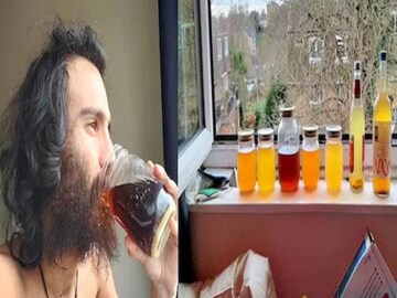 যৌবন ধরে রাখার রহস্যের চাবিকাঠি, প্রতিদিন এক গ্লাস করে নিজের মাসদুয়েকের মূত্র পান করছেন যুবক!