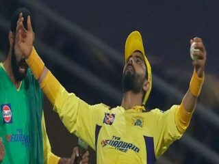 Ravindra jadeja's celebration after taking catch of on song karthik viral video- Photo Courtesy- Twitter/Video Grab 