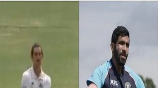 Nic Maddinson turns left arm jasprit bumrah in sheffield shield final watch viral video Nic Maddinson turns left arm jasprit bumrah in sheffield shield final watch viral video