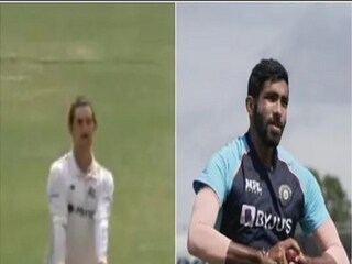 Nic Maddinson turns left arm jasprit bumrah in sheffield shield final watch viral video