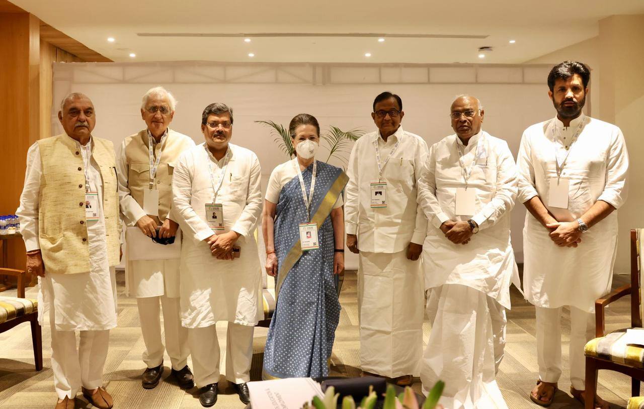 উদয়পুরে কংগ্রেসের তিনদিনের চিন্তন শিবির 
