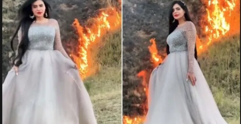 আগুন নেভানো তো দূরের কথা, এভাবে দাবানলের মাঝে গিয়ে ভিডিও করায় ওই টিকটকারের প্রবল সমালোচনা হচ্ছে। অনেকেই তাঁর শাস্তির দাবি তুলেছেন।