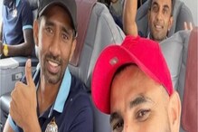 ঝড়-বৃষ্টিতে ঝুঁকি নিয়েই কলকাতায় অবতরণ করলেন ঋদ্ধিমান, শামিরা ঝড়-বৃষ্টিতে ঝুঁকি নিয়েই কলকাতায় অবতরণ করলেন ঋদ্ধিমান, শামিরা