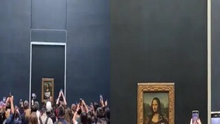 The miscreant spread the cake over the glass and also sprinkled rose petals on the ground while startled visitors watched on. (Credits: Twitter)